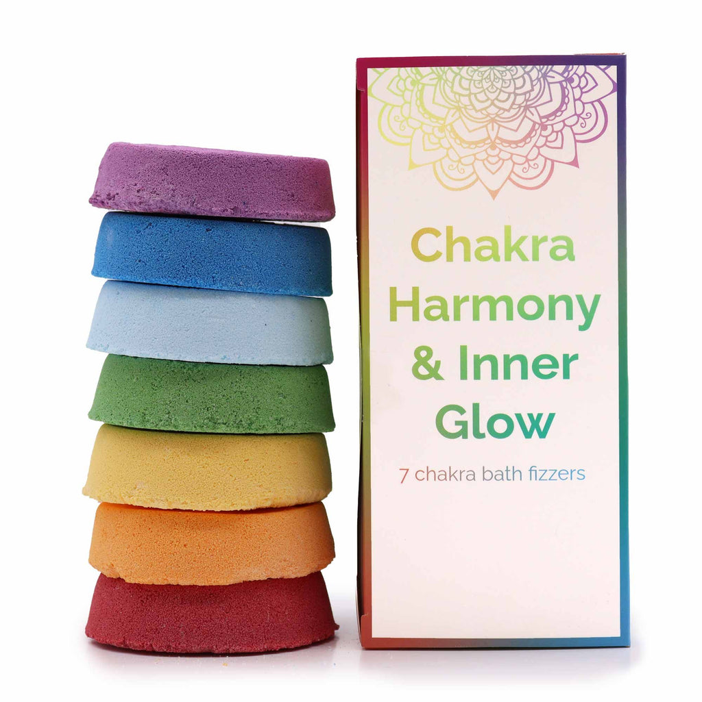 Chakra Badebomben - Große Box - Chakra Harmonie & Inneres Leuchten