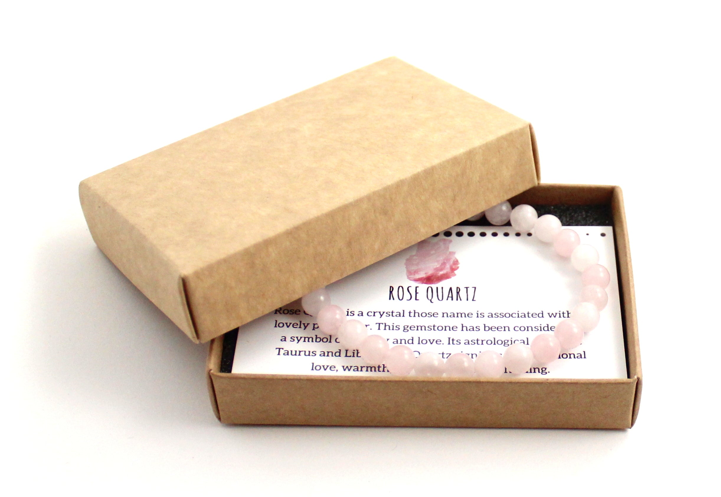 Rosenquarz Stretch-Armband - Edelstein der Liebe und Harmonie